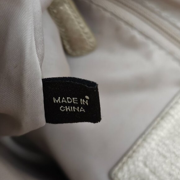 COACH Penelope Linen 2way Strap Turnlock Signature Cream Gold Shoulder Bag COA - Picture 15 of 16